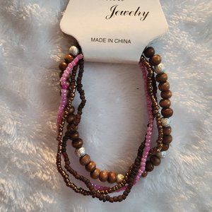 NWT 4 Strand Beaded Bracelet